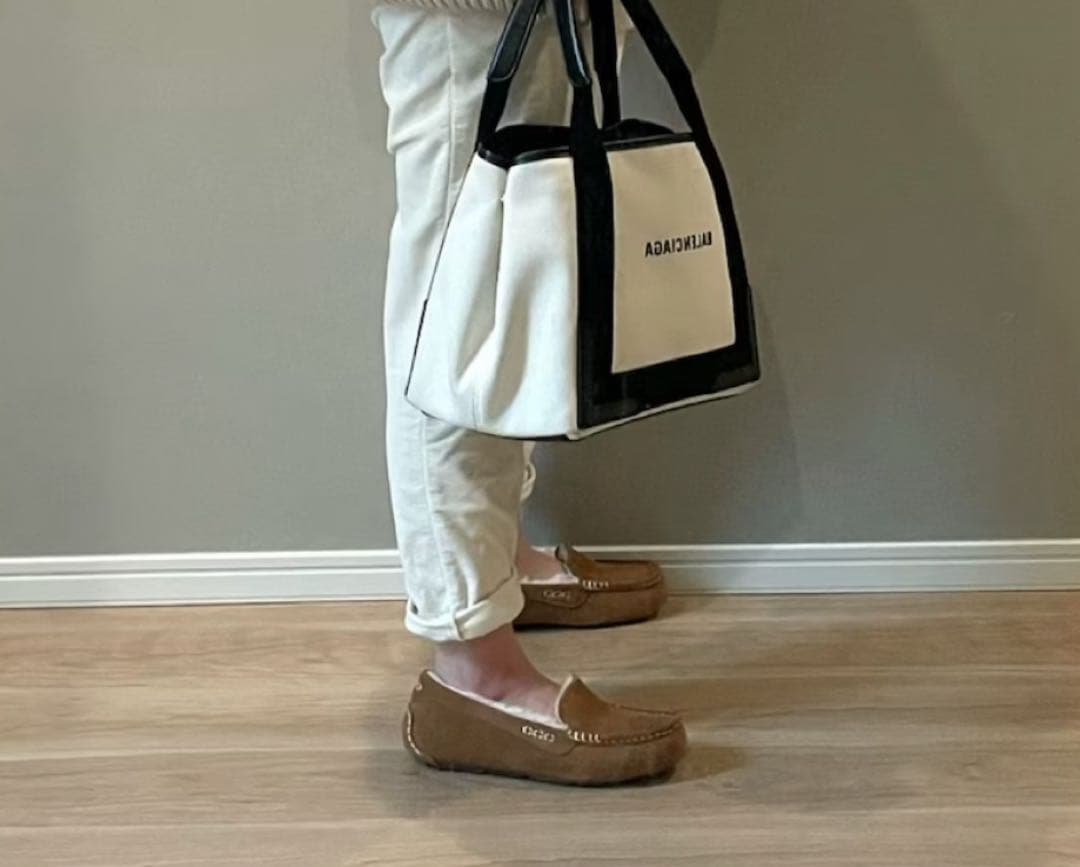 【UGG】モカシン/美品/Hickory Sand EU37/23.5cm