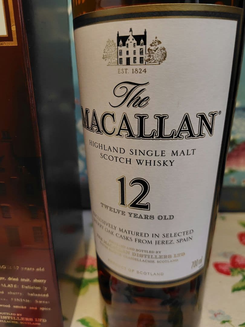 マッカラン 12年 700ml 旧ボトル　 シェリーオーク　箱付き