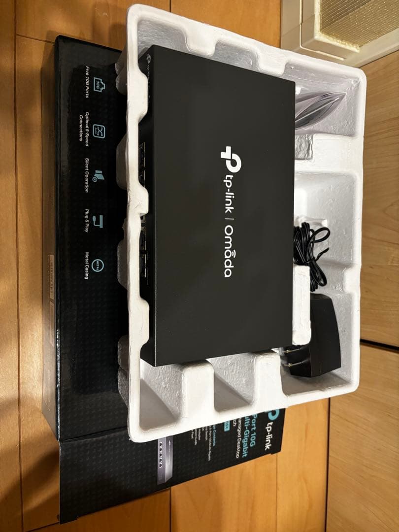 TP-Link DS105X 5ポート全10G対応スイッチングハブ