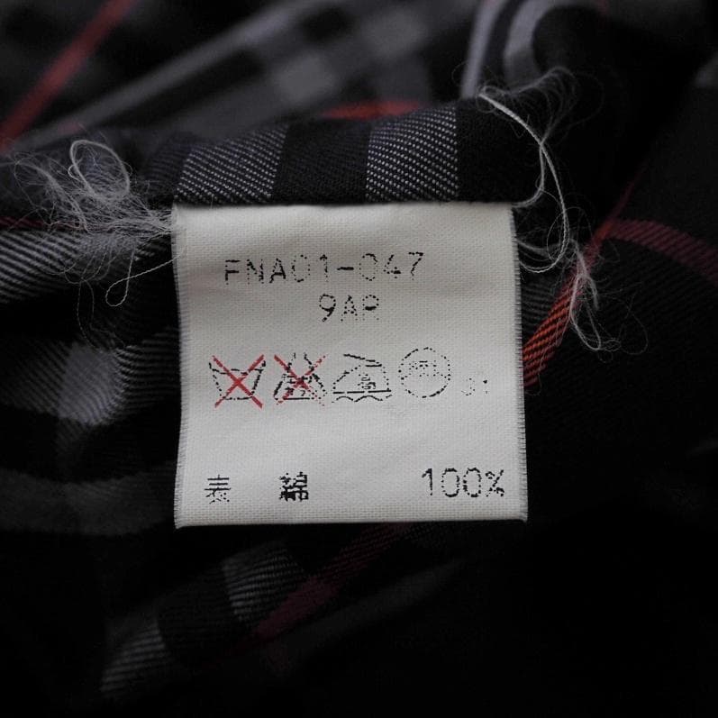 Burberrys バーバリー 90s 裏ノバチェック Aライン コート ナス紺