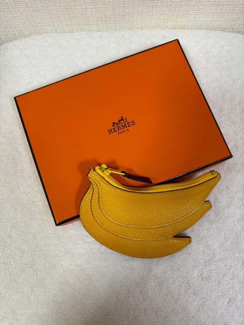 【美品】HERMES エルメス ケース バナナ