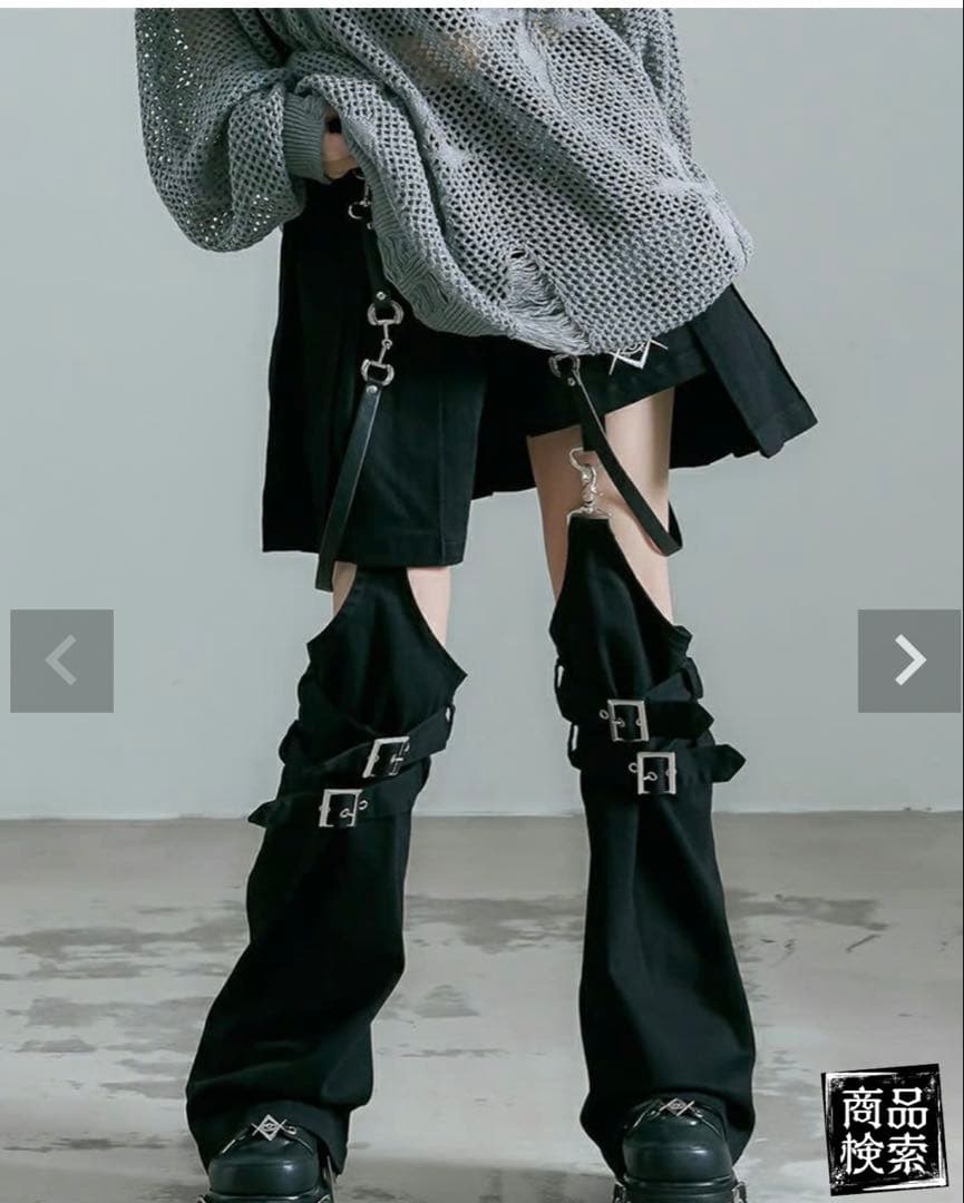 REFLEM 【レフレム】レッグカバー付きレイヤードデニムショートパンツ