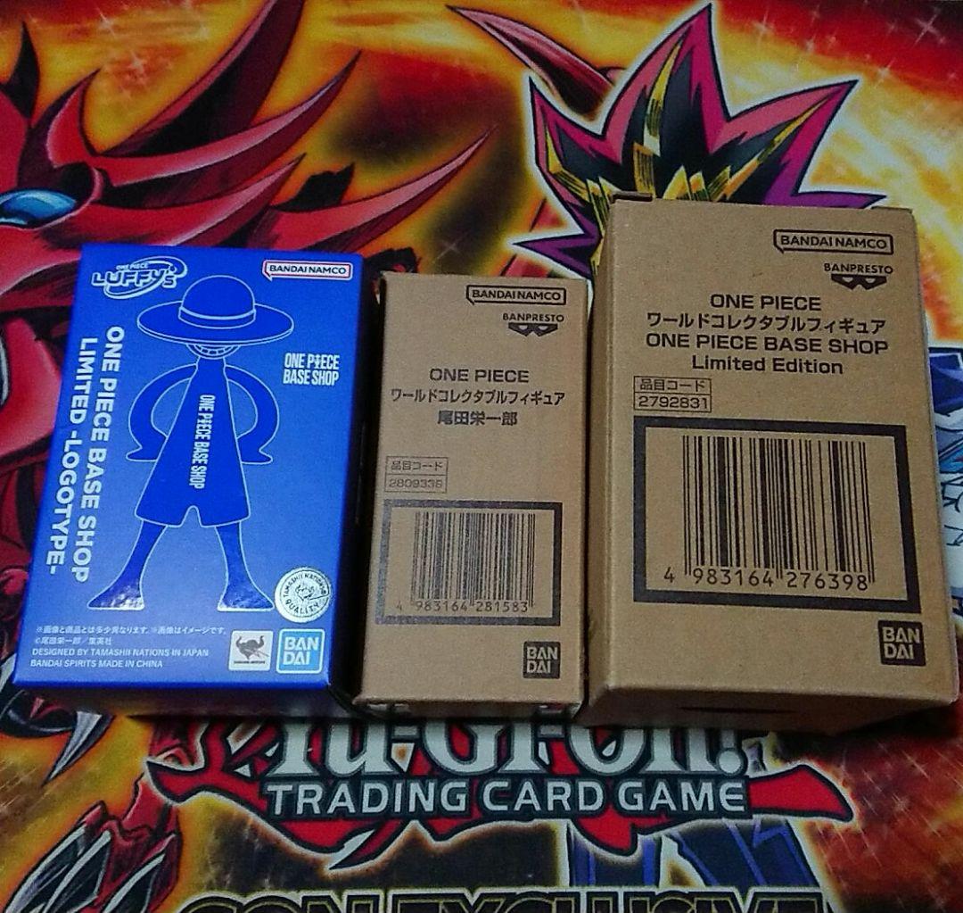 ワンピースベースショップ ワールドコレクタブルフィギュア ２種、LUFFY’s