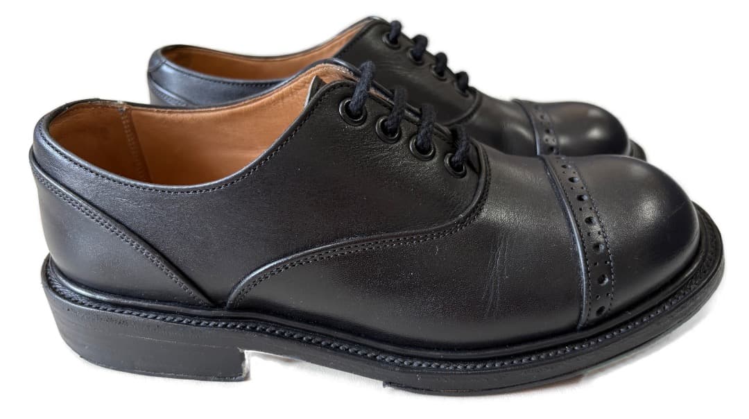 稀少 QUILP by Trickers ボックスカーフ UK4-5 定価14万