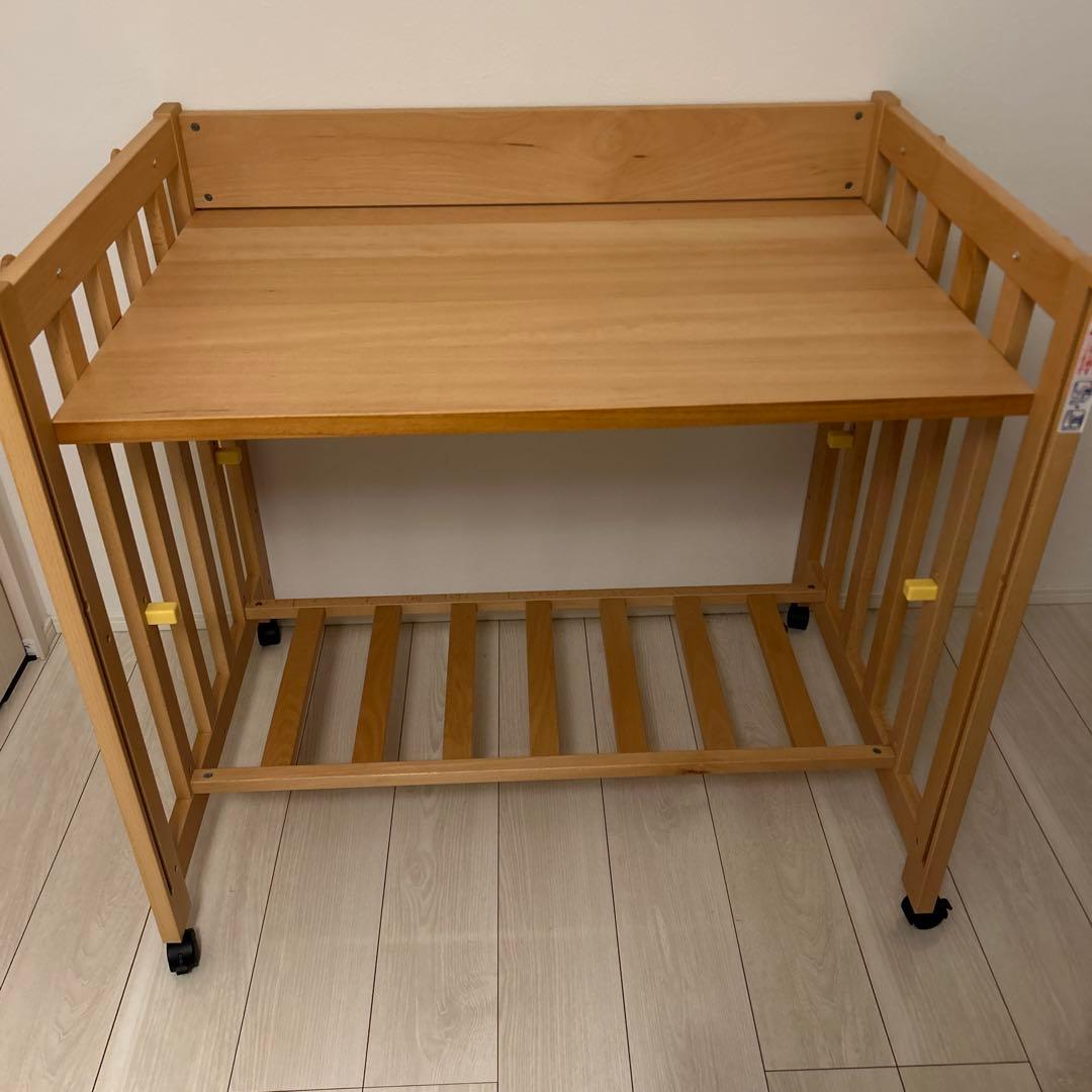 【美品】5Way木製ベビーベッド