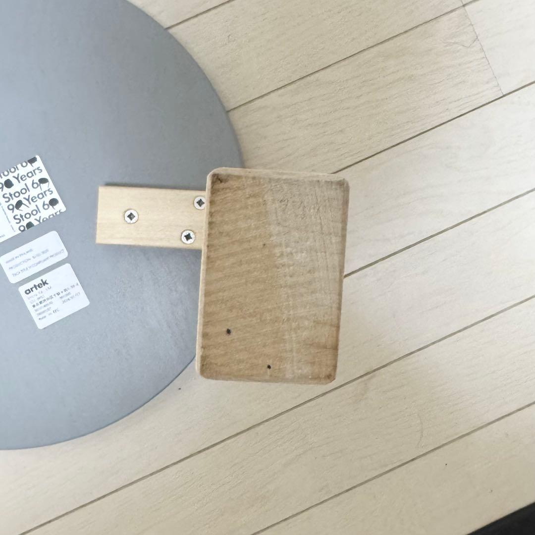 artek アルテック スツール 60 グレー ラッカー