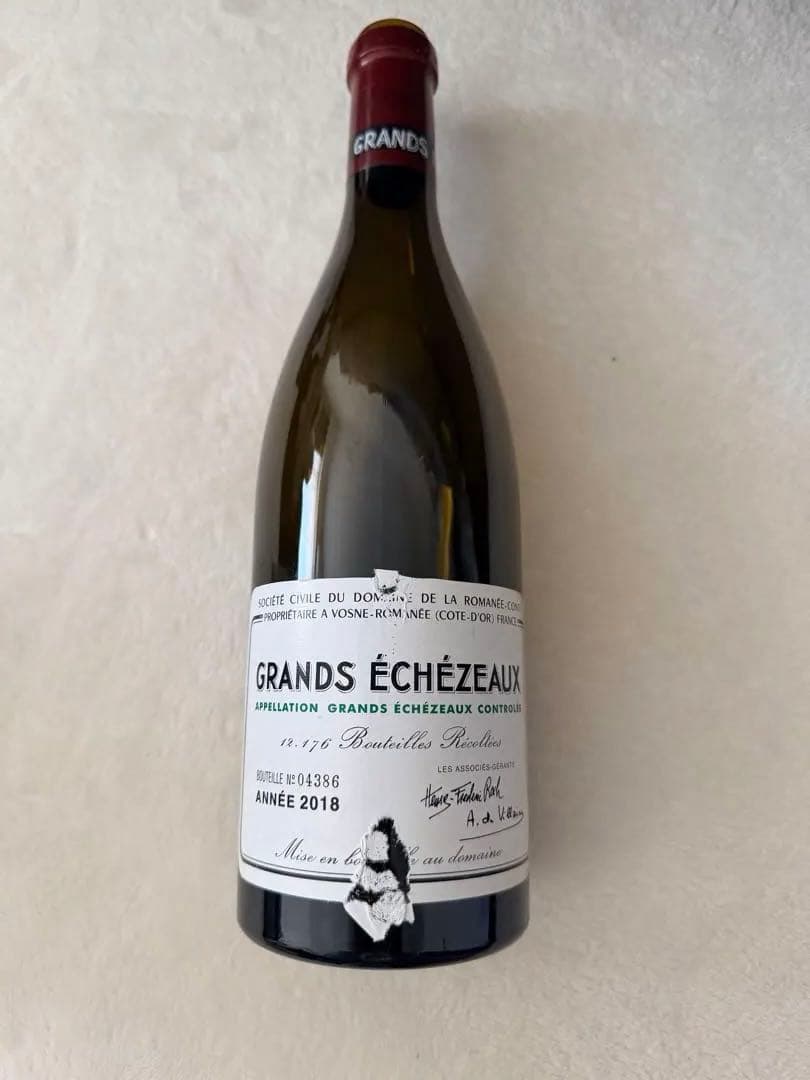 GRANDS ÉCHEZEAUX 2018 空瓶