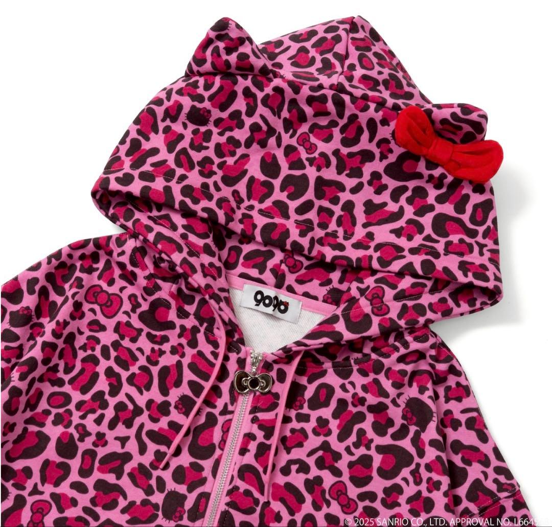 トップス 9090 girl xHELLO KITTY Eared Zip Hoodie