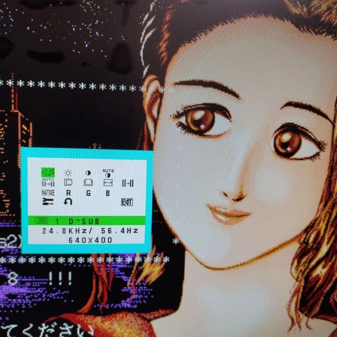 ■NEC PC-9801DA/U5 ハードディスク内蔵、モニター、キーボード付