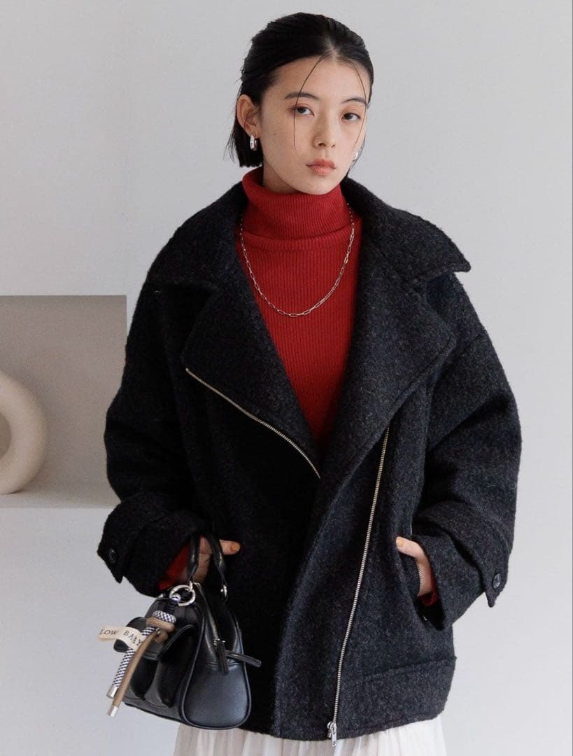 【新品未使用】BAYFROW ウーリーライダースコート