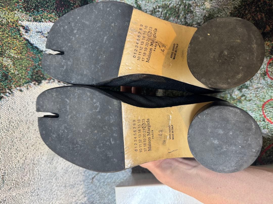 マルジェラ 足袋ブーツ 43 ラクダ革 6cmヒール