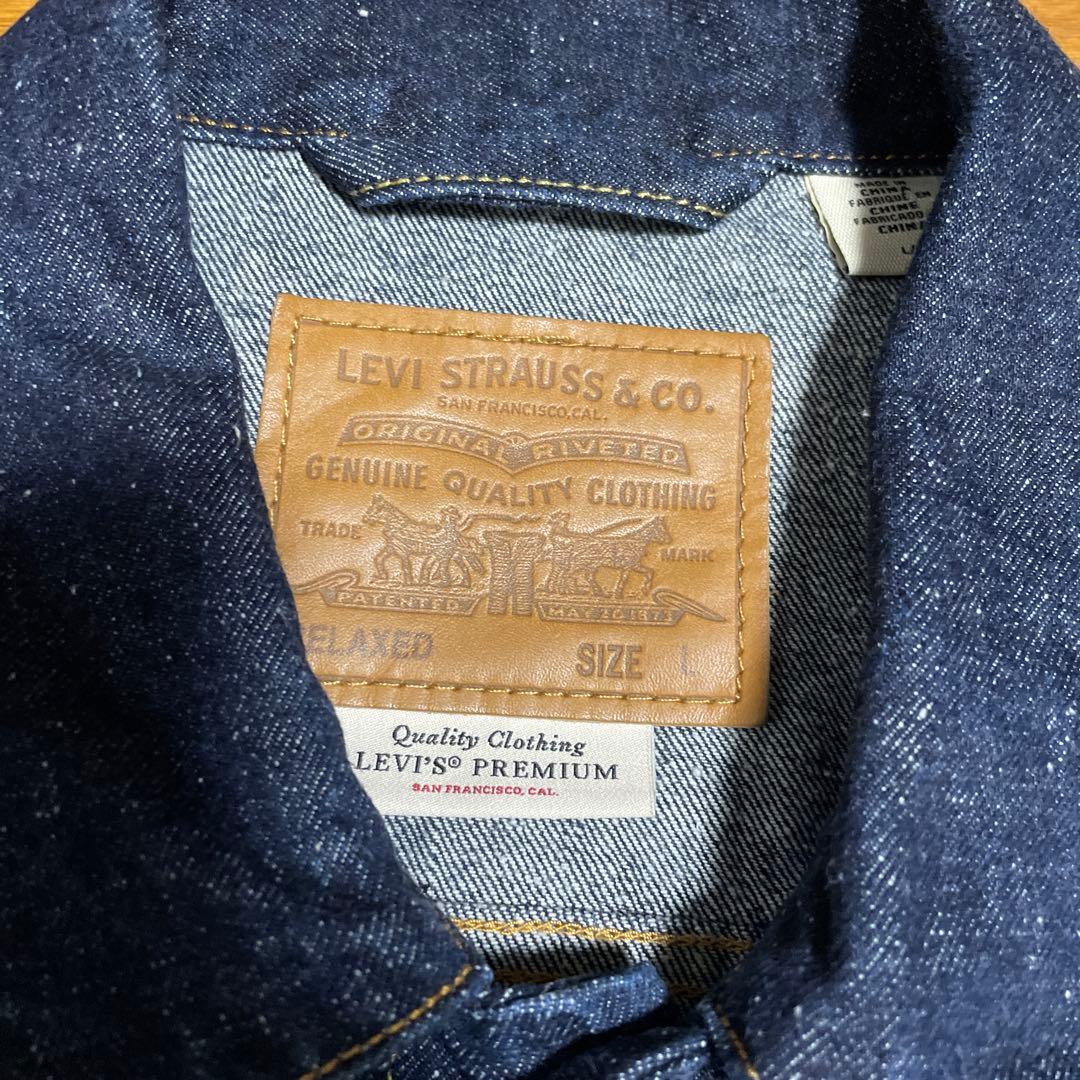 リーバイス1stトラッカージャケット　綿麻　Lサイズ 3回のみ使用　美中古品