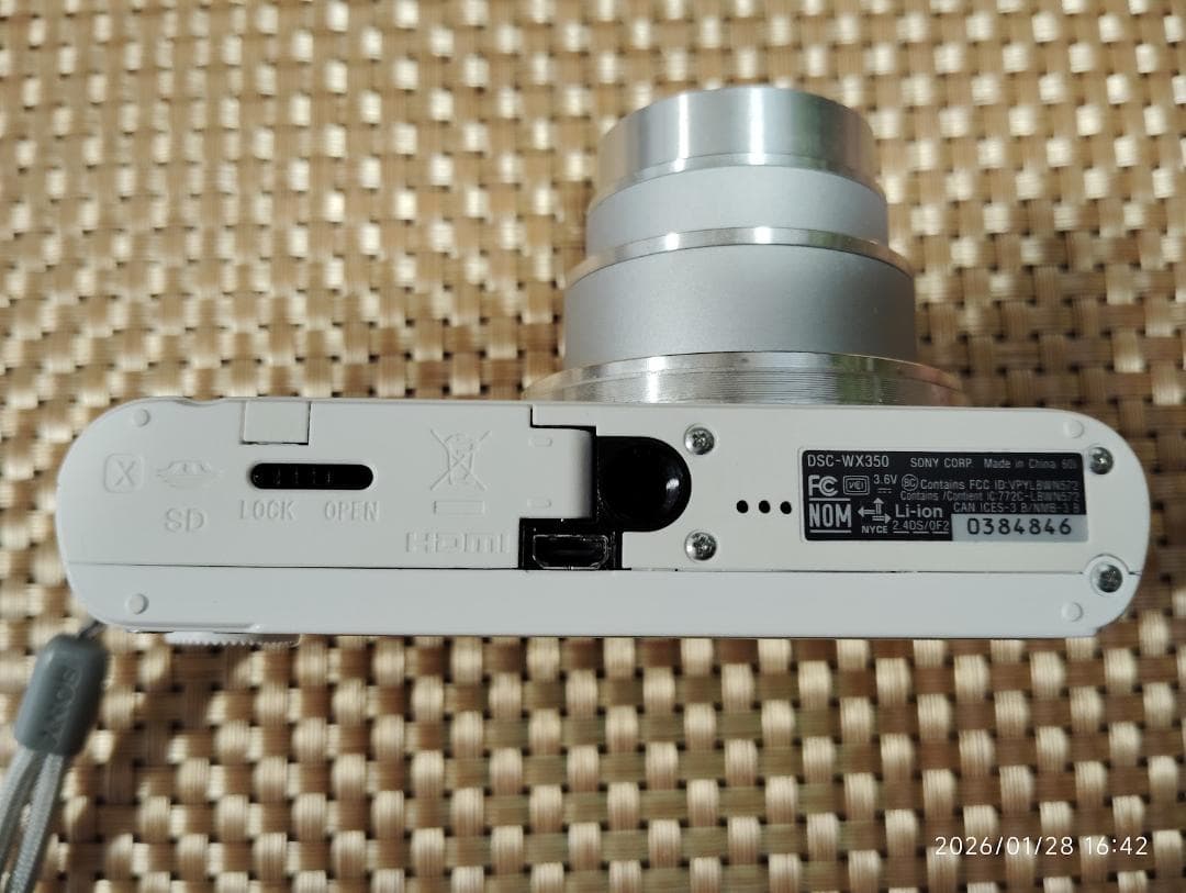 【美品】SONY Cyber-shot DSC-WX350 ホワイト動作確認済