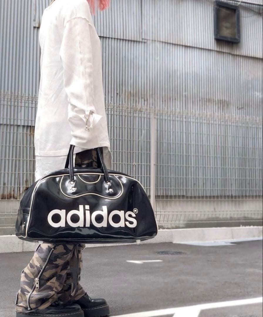 90s 00s adidas ボストンバッグ　平成y2k archive