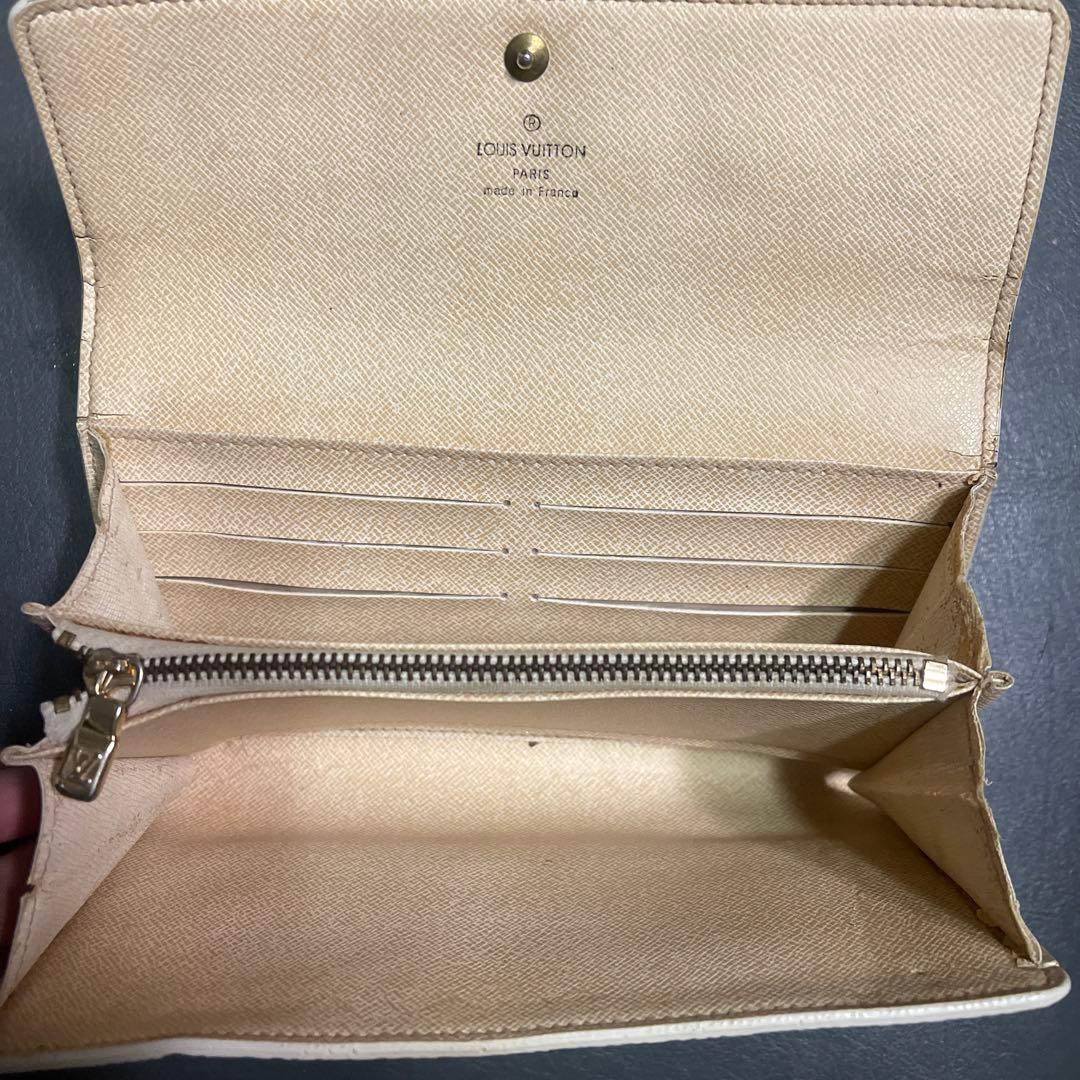 ★☆美品保管品☆★ルイヴィトン　ダミエ　アズール ポルトフォイユサラ　格安出品