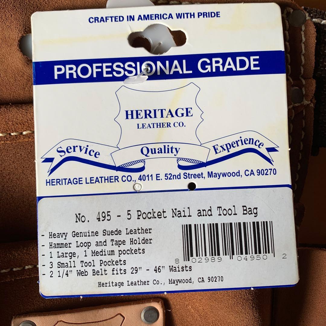 HERITAGE LEATHER 5ポケットツールバッグ No.495