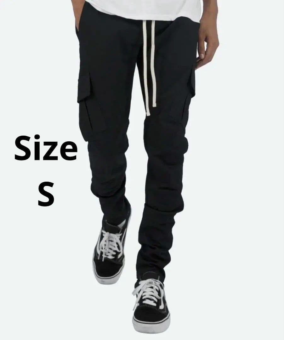 パンツ mnml ZIP CARGO DRAWCORD PANTS / BLACK12