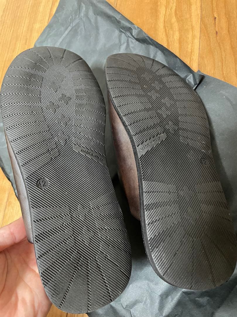 BRADOR ブラドール フラットサンダル　本革 レザーサンダル