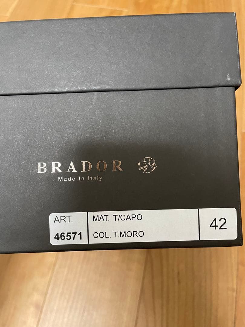 BRADOR ブラドール フラットサンダル　本革 レザーサンダル