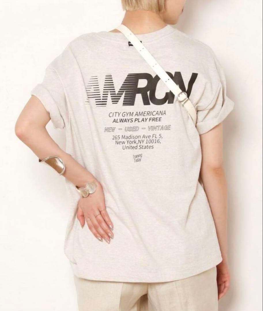 Americana☆アメリカーナ☆AMRCN ロゴTシャツ　ホワイト