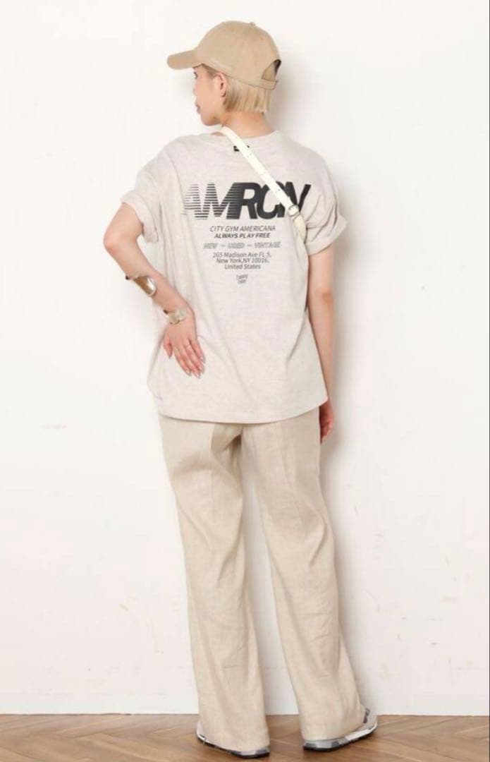 Americana☆アメリカーナ☆AMRCN ロゴTシャツ　ホワイト