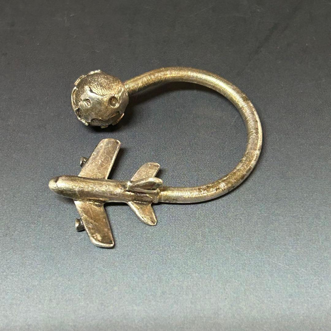 Tiffanyのキーホルダー　飛行機と地球