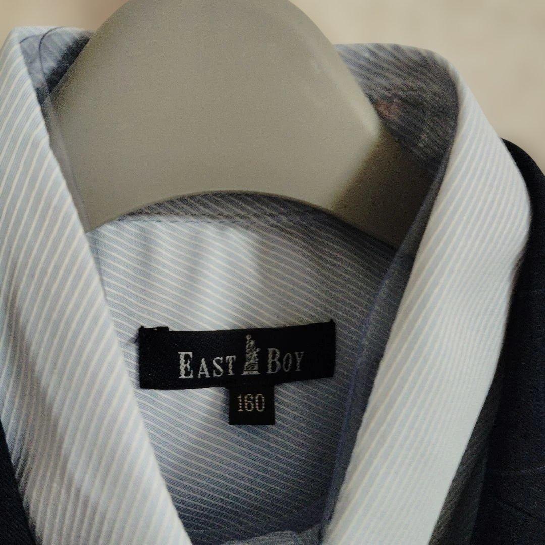 新品　イーストボーイ　フォーマルスーツ160cm　5点セット　卒業式 ネイビー