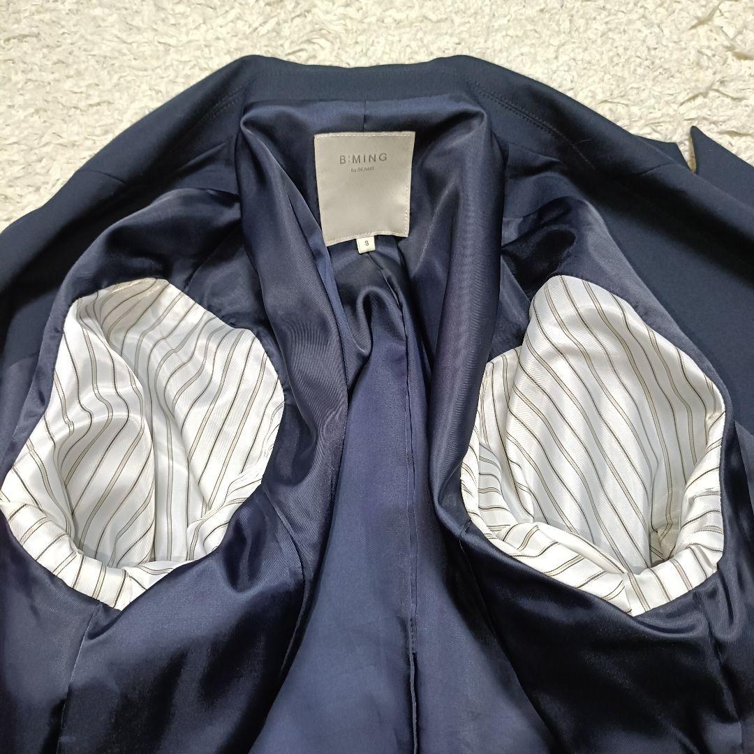 【美品】ビーミングバイビームス 金ボタン ダブルブレザー 紺ブレ
