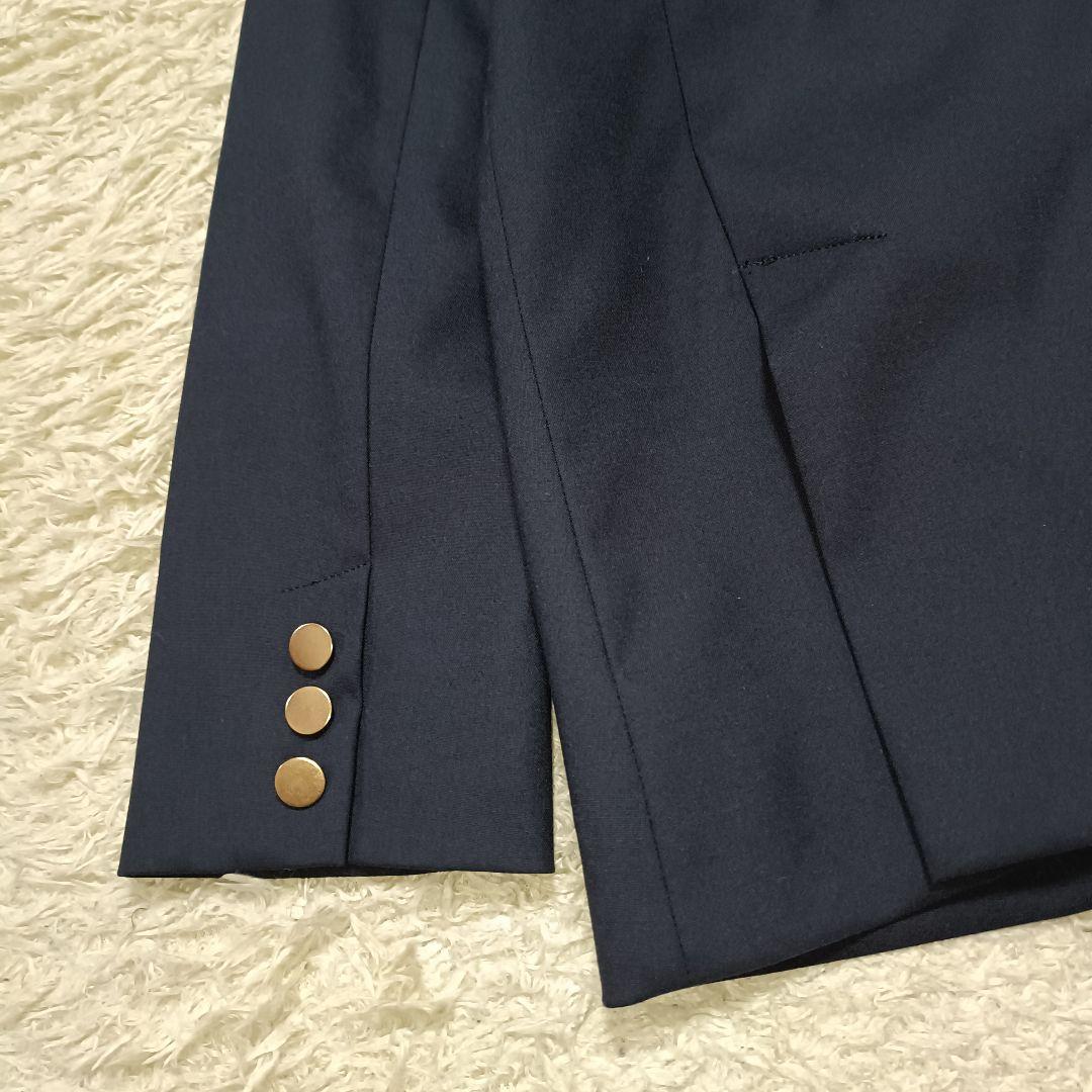 【美品】ビーミングバイビームス 金ボタン ダブルブレザー 紺ブレ