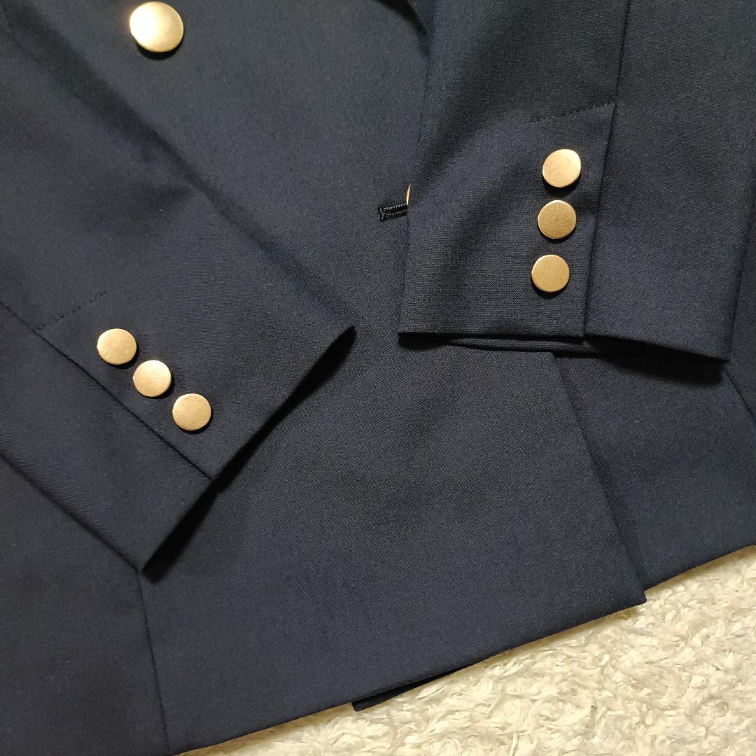 【美品】ビーミングバイビームス 金ボタン ダブルブレザー 紺ブレ