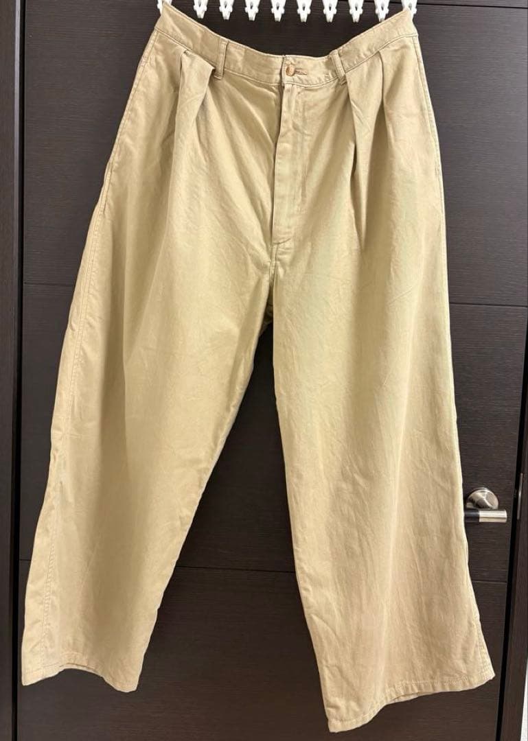 USA製　Ralph Lauren ベージュ 2タックチノパン