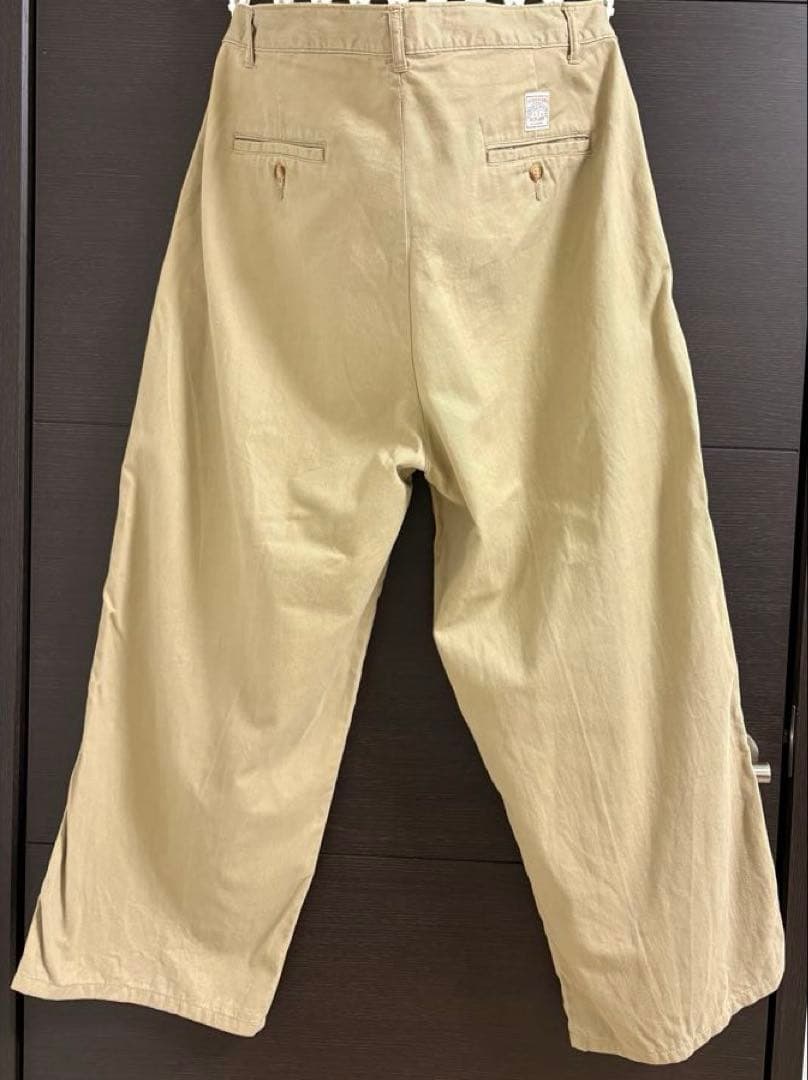 USA製　Ralph Lauren ベージュ 2タックチノパン