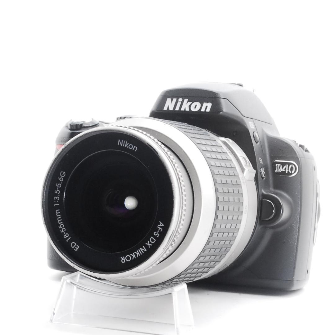Nikon D40 標準レンズセット 初心者向け【極軽量×簡単操作】