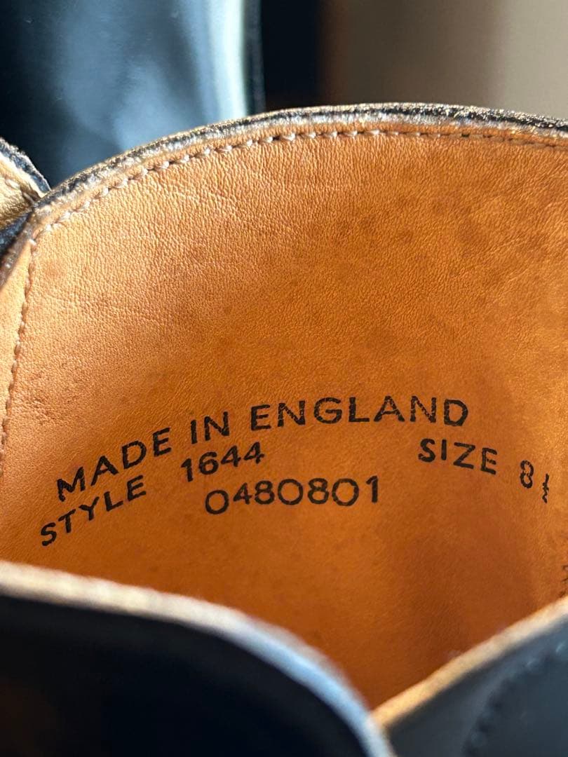 ★英国ハンドクラフト★ブラックレザージョッパーブーツ【状態良】検トリッカーズ