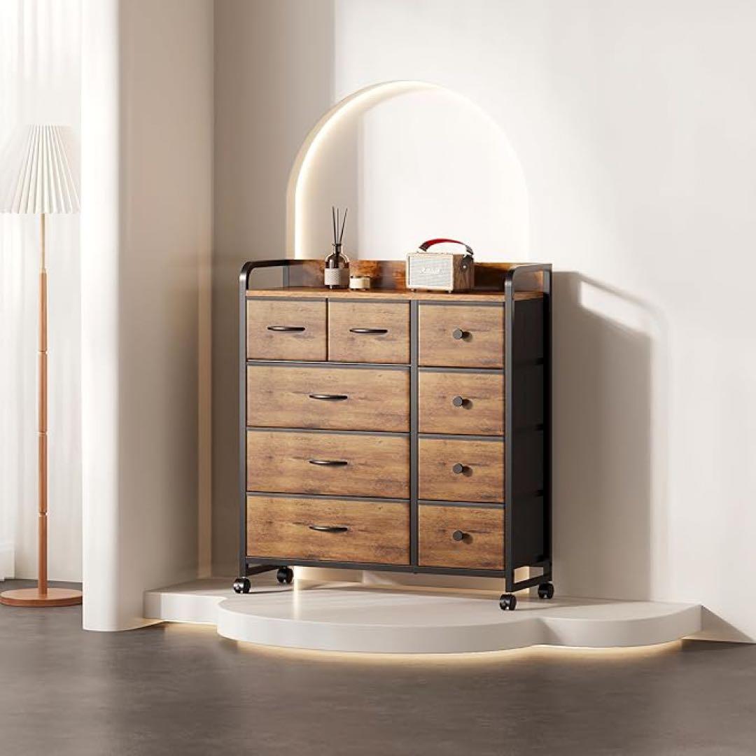 ❣️収納❣️チェスト 洋服収納 おしゃれ 洋服タンス キャスター付き 大容量