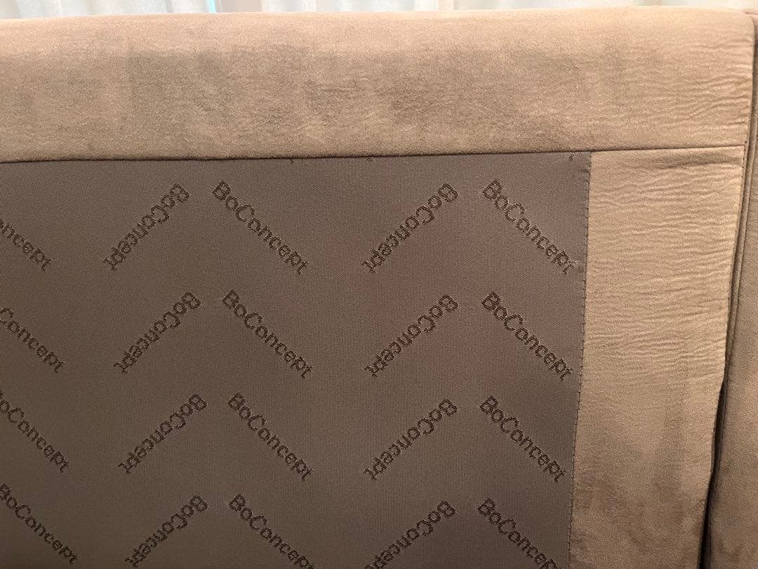 BoConceptソファCarltonグレー 人工スエード生地