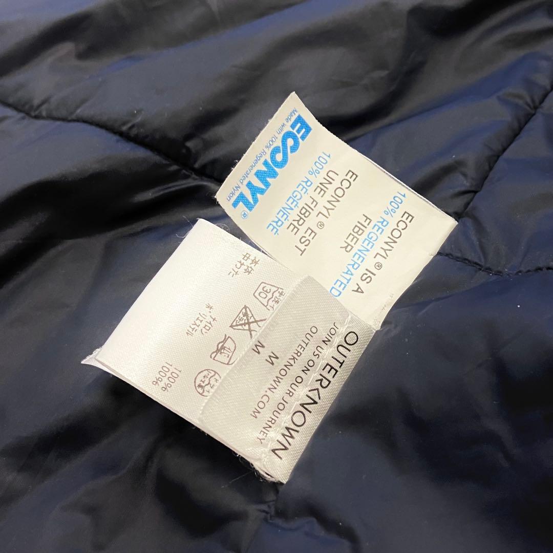 OUTERKNOWN 中綿シャツジャケットM 美品