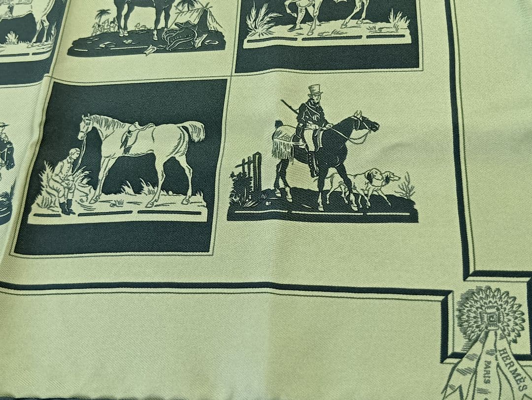 156 HERMES エルメス ハンカチ