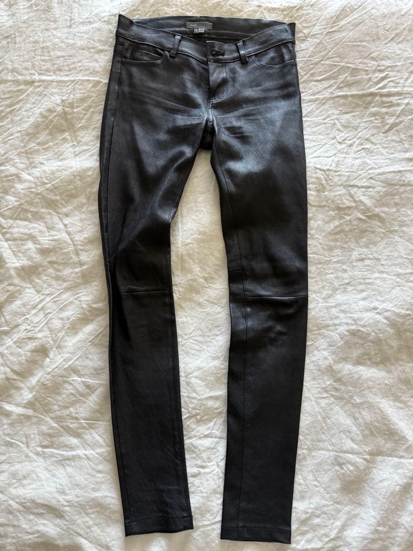 fuku【美品】Vince レザーパンツ 2