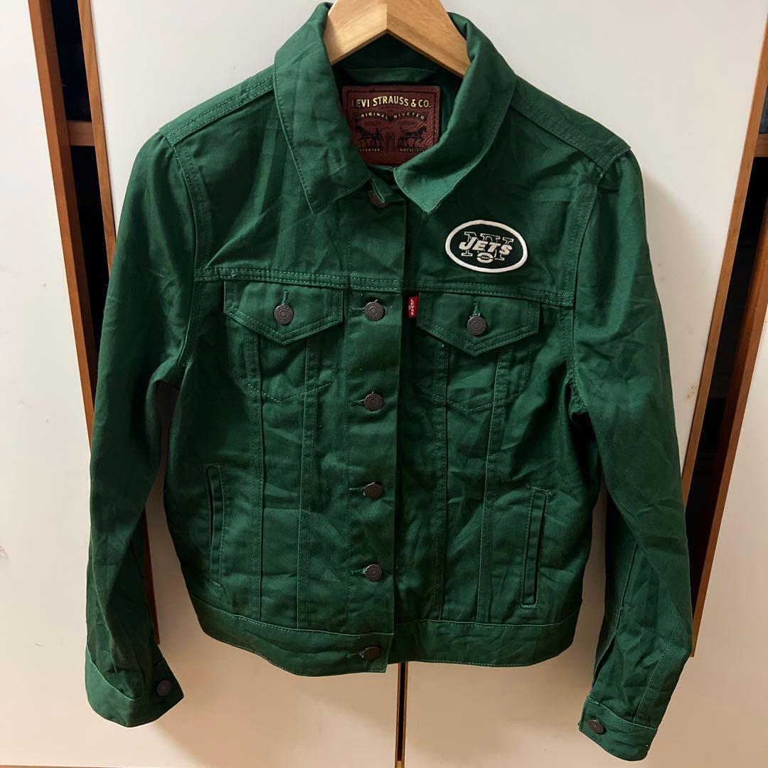 90sリーバイス × NFL New YorkJetsコーデュロイジャケット