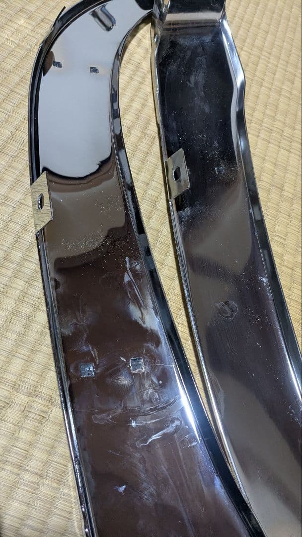 日野レンジャープロ　メッキフェンダーカバー