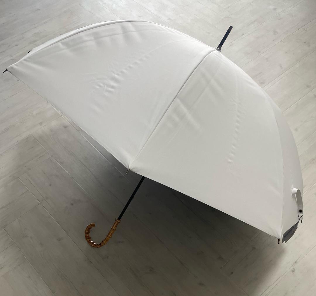 サンバリア/長傘/LL/ホワイト無地