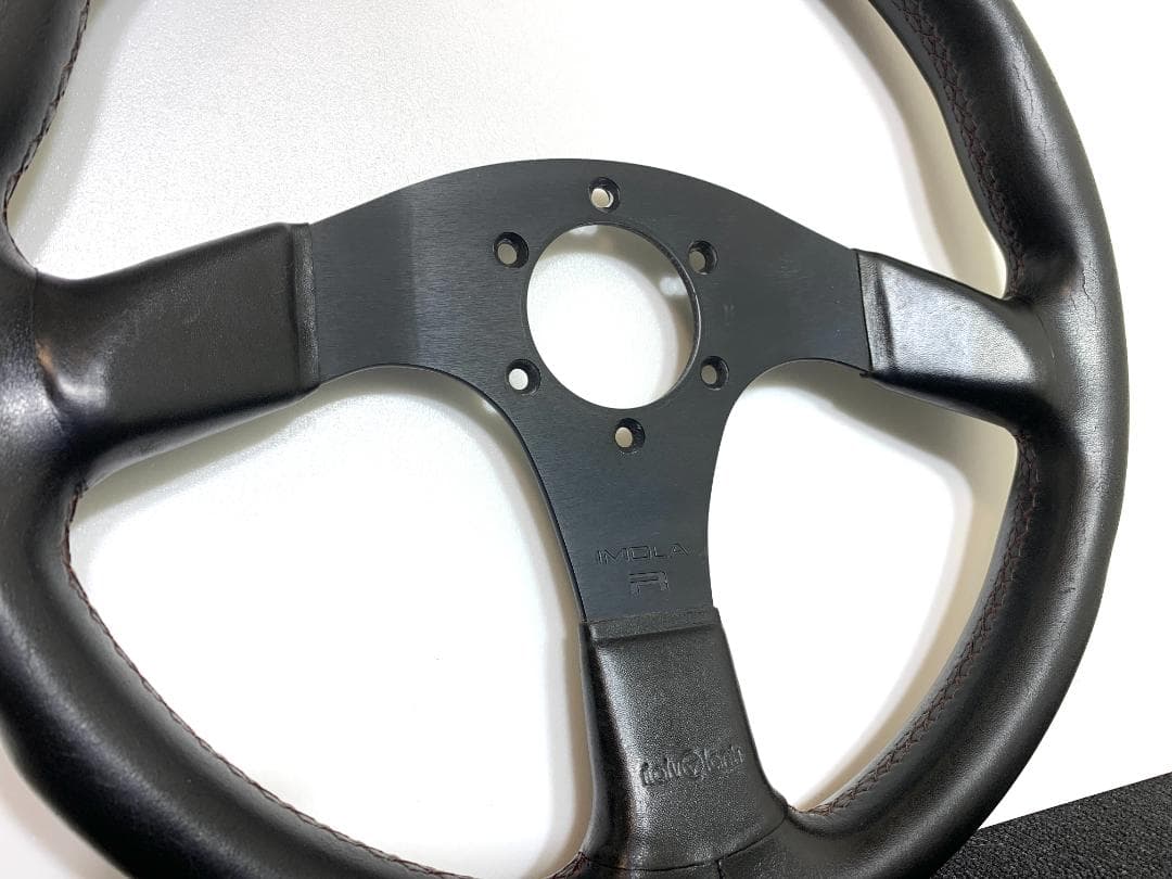 イタルボランテ イモラ R ステアリング 35Φ 95年製 レザー 当時物 旧車