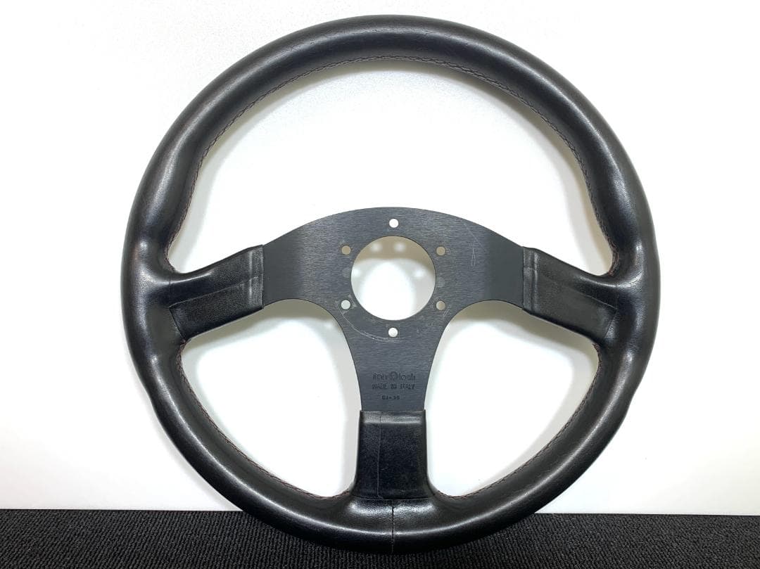 イタルボランテ イモラ R ステアリング 35Φ 95年製 レザー 当時物 旧車