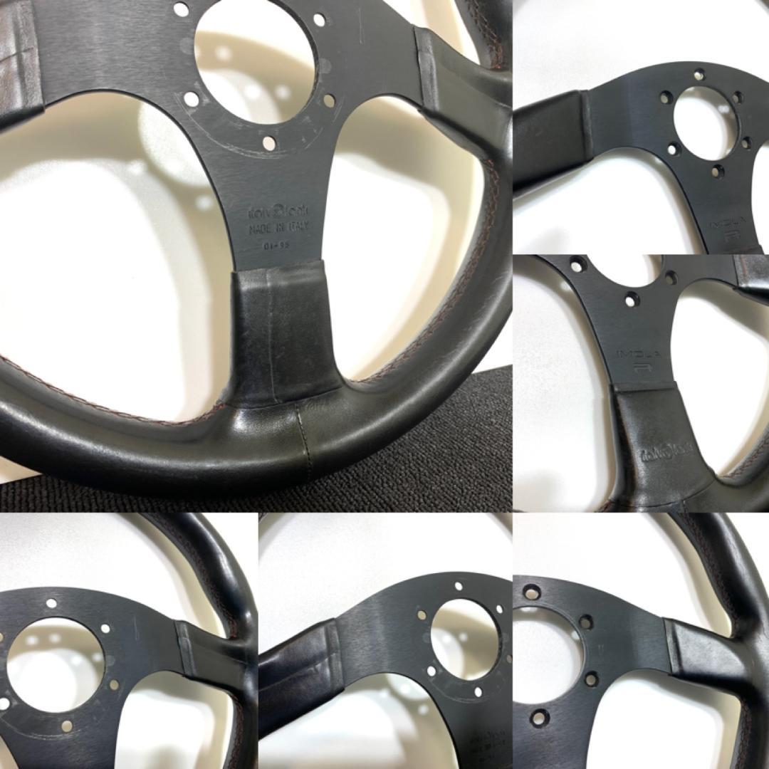 イタルボランテ イモラ R ステアリング 35Φ 95年製 レザー 当時物 旧車