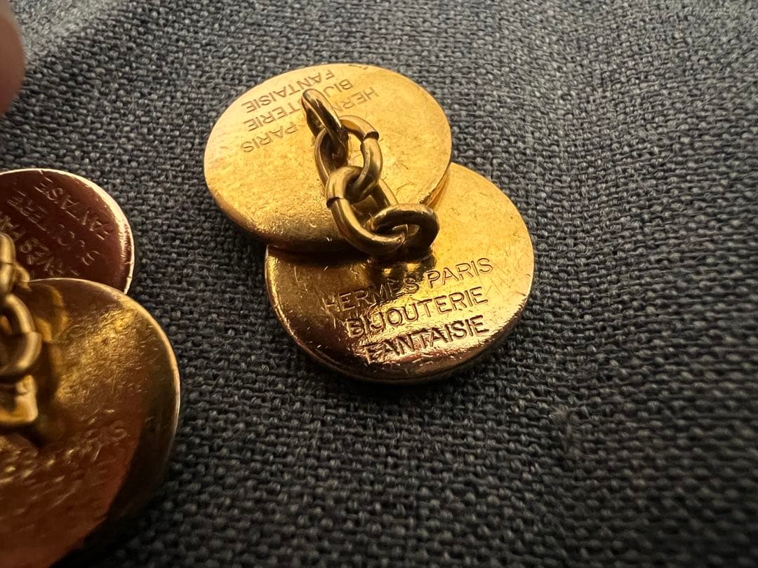 お値下げ！HERMES エルメス セリエモチーフ カフスボタン ゴールド メンズ