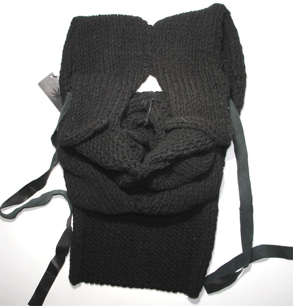 k*p様 masnada マスナダ ニット ベスト 黒 ブラック 毛混 イタリア