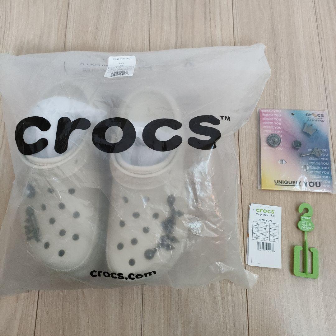 （新品未使用）crocs メガクラッシュクロッグ　ジビッツ付き