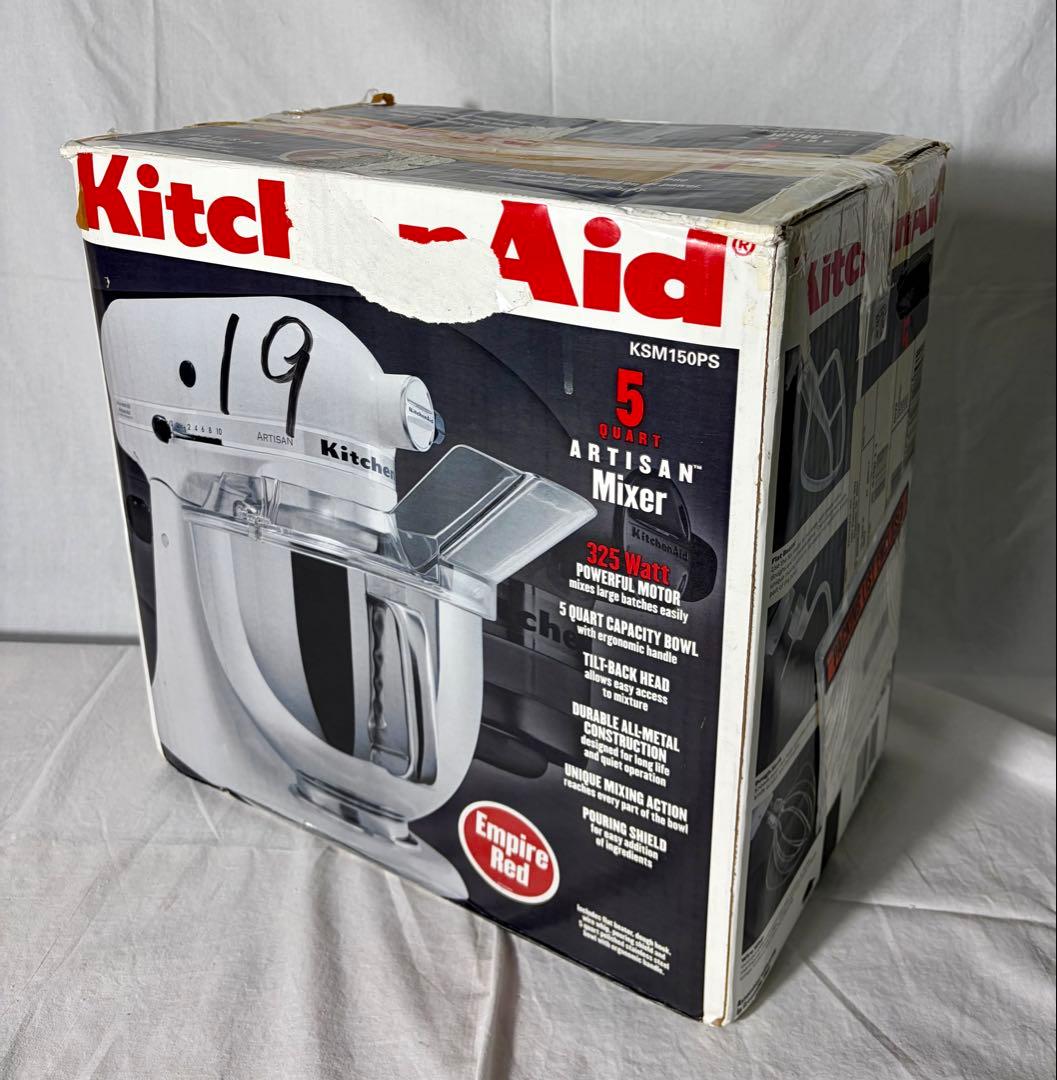 ④動作品　KitchenAid スタンドミキサー KSM150PS 5QT M9