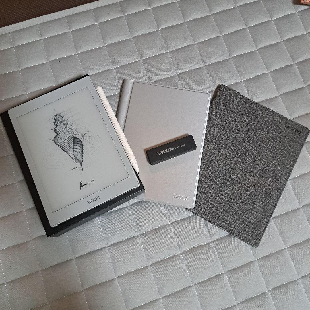 専用⭐BOOX nova air 電子書籍リーダー シルバー カバー付き